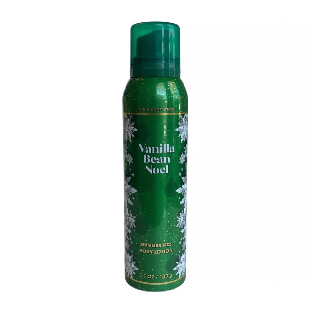 Bath & Body Works Vanilla Bean Noel Shimmer Fizz Body Lotion 3.5 oz New